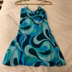 Aqua blue Zara dress